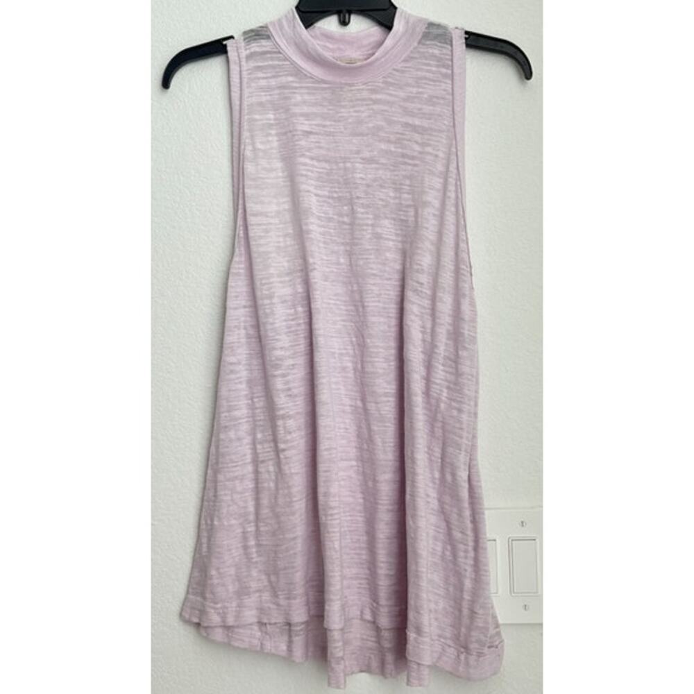 Womens Free People Lilac Burnout Tank Size Medium